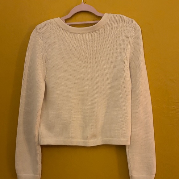 The Drop NWT bloom cardigan sweater whisper white. Size medium. Thick and soft - Picture 4 of 4